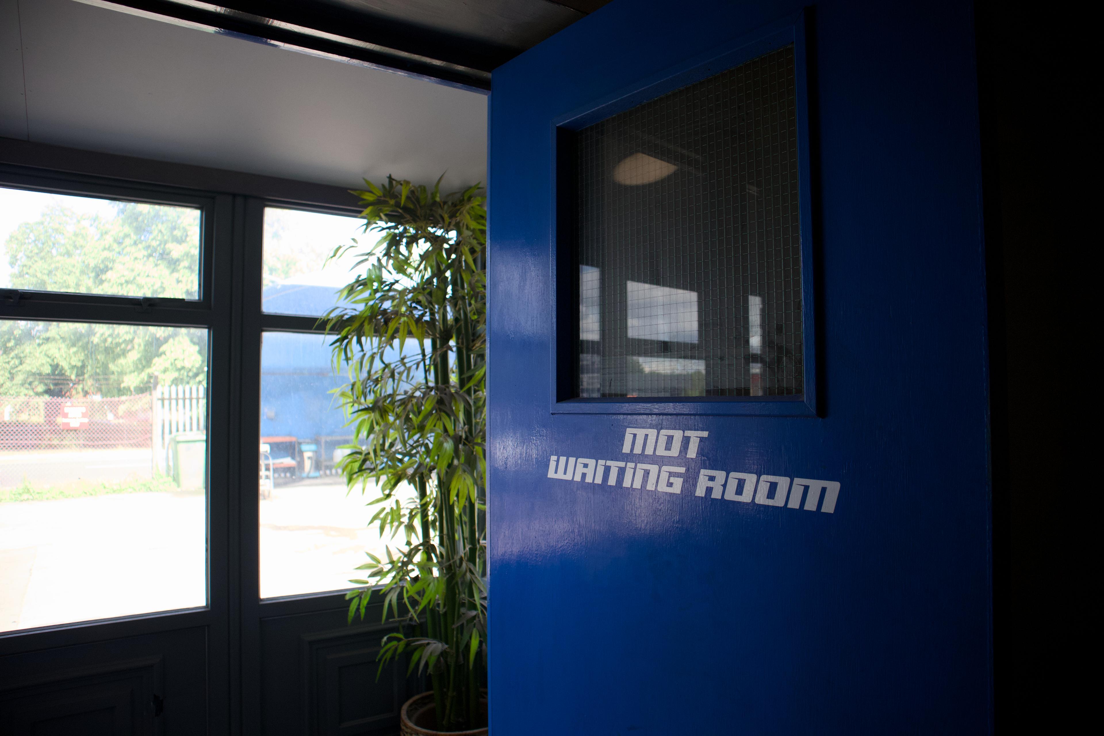 Customer waiting room